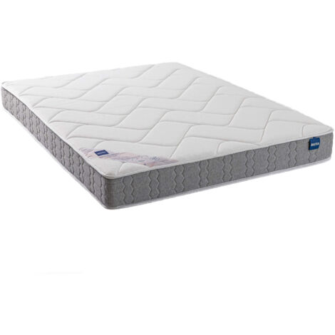Matelas mousse 140x190 cm – Épaisseur 21 cm – Fermeté ferme – Mousse Bultex nano anti-acariens – Fabrication française