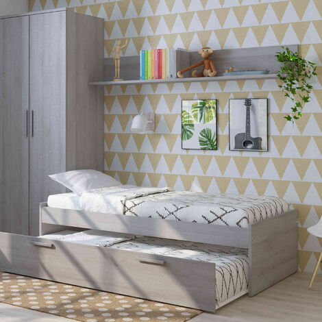 Etagère murale en bois blanc - ET9061