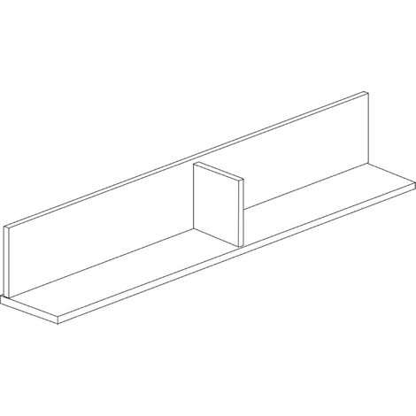 Etagère murale en bois blanc - ET9061