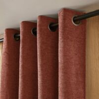 Rideau occultant polaire 140x240 terracotta Bjorn