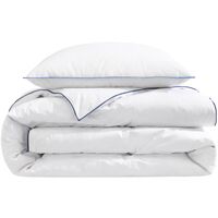 Pack couette prestige hôtellerie 140x200 et oreiller 70% duvet de canard anti-allergènes Someo