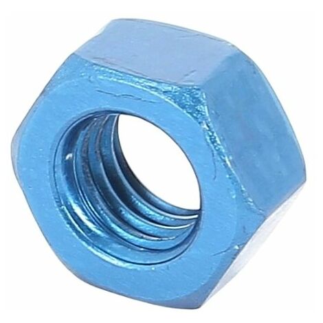 Blister de 5 Ecrous Hu M5 P40 OA Bleu DIN 934 (1/2)