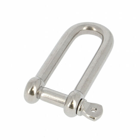 Manille Droite Longue Forgée M4 Inox A4