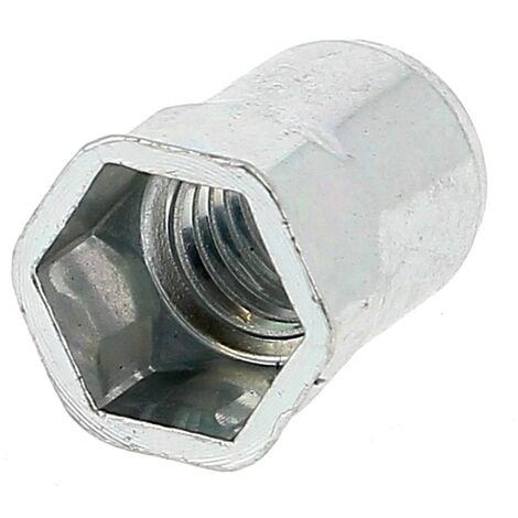 RIVKLE® Tête Affleurante Fut Semi-Hexag.Ouvert M6 Bichromaté Ep.0.7 A 3 (1/2)