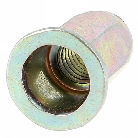 RIVKLE® Tête Plate Fut Hexagonal Ouv.M6 Bichromaté Ep.0.5 A 3 (1/2)