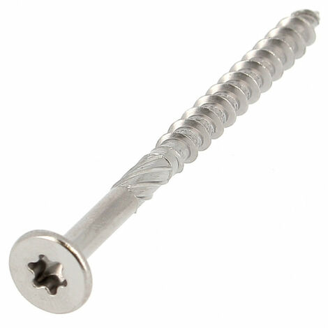 Vis pour Terrasse Bois Durs TF Torx 5X80 Inox Aisi 410