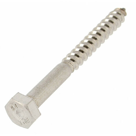 Tirefond 8X40 Inox A4 DIN 571