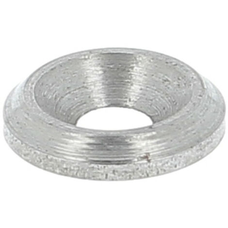 Rondelle Cuvette Pleine M4 Acier Brut