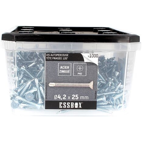 ESSBOX de 1000 Autoperceuses TFC 4.2X25 Zingué (1/2)