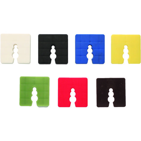 Cale Plastique Blanc pour Fixation d'Isolant Epaisseur 15