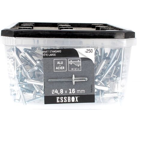 ESSBOX de 250 Rivets TL 4.8X16 Alu/Acier
