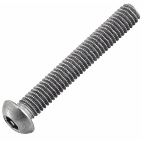 Vis Inviolable TBHC + Téton M5X10 Inox A2 (1/2)