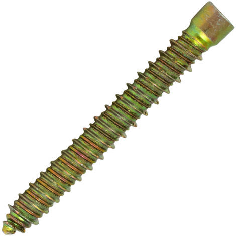 Vis de Fixation Directe pour Huisseries T.Red HC 7.5X120 Z.Passivé Jaune (1/2)