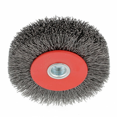 Brosse Circulaire D70x18x6 Fil Acier Ondulé 0.30 Spécial (1/2)