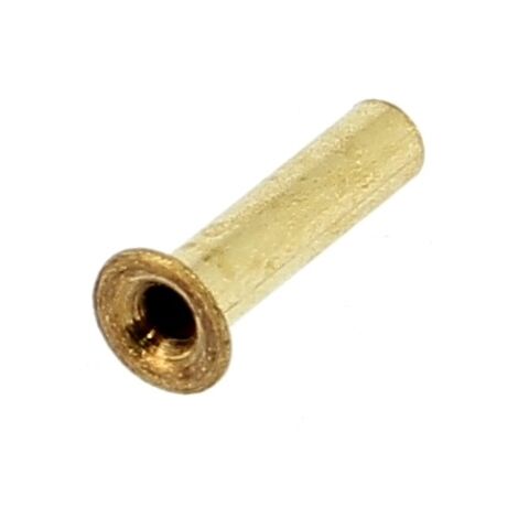 Rivet Creux Tête Plate 1.5X6 Laiton DIN 7340A