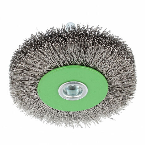 Brosse Circulaire D70x18x6 Fil Inox Ondulé 0.30 Spécial (1/2)