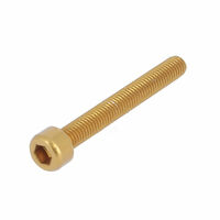Blister de 5 TCHC M5X25 Alu P60 OA Or DIN 912