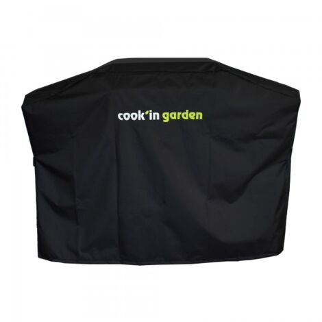 Cook'In Garden – Housse de barbecue 135 x 60 x 100 cm – Protection éco-responsable – Grade UV 8 – Déperlant – Scratch pour fixation
