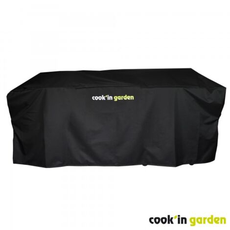 Cook'In Garden – Housse de cuisine extérieure 250x65x90cm – Polyuréthane déperlant – Attaches velcro pour maintien – Protection contre intempéries (1/4)