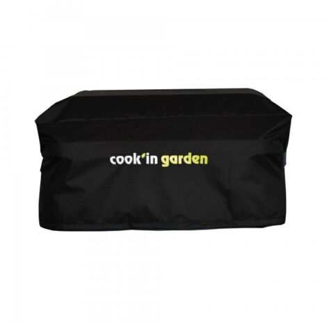 Cook'In Garden – Housse de barbecue et plancha 70x60x30 cm – Protection UV8 – Imperméable et éco-responsable – Fixation à scratch