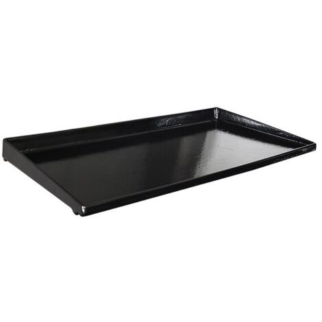 Plancha en acier émaillé 3 brûleurs