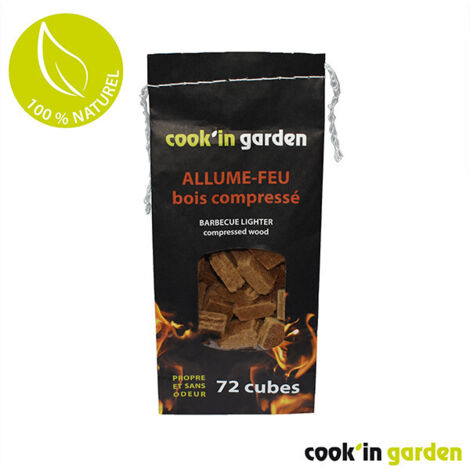 Cubes allume-feu pour barbecue ou cheminée x 72