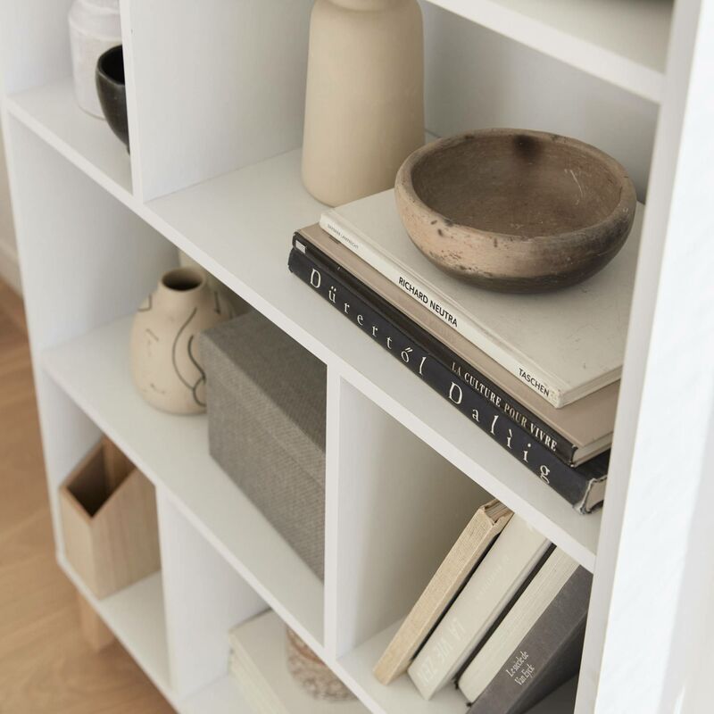 4-shelf bookcase, 80x30x138cm - Floki ...
