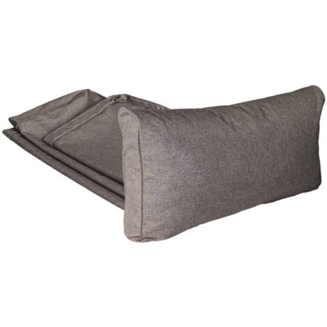 Complete set of cushion covers for Genova, Genova, Heather Grey, 70x70x12 cm
