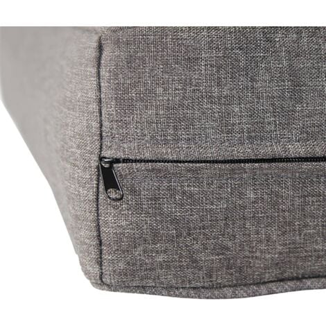 Complete set of cushion covers for Genova, Genova, Heather Grey, 70x70x12 cm