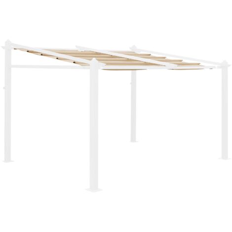 Replacement canopy roof for 3x4m Murum pergola Beige 355x260x355 cm - Murum