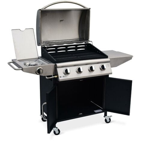 5-burner Gas Barbecue With 1 Side Burner, 149x54x106cm - Albert