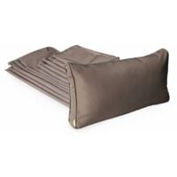 Brown cushion cover set for Caligari garden set - complete set