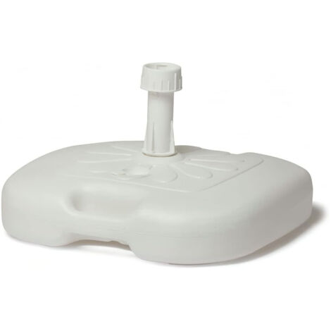 Spetebo Base Per Ombrellone In Plastica – Blu, 20 Litri, Riempibile Con Acqua O Sabbia – Supporto Da Giardino Con Maniglia, Per Aste 18-32 Mm