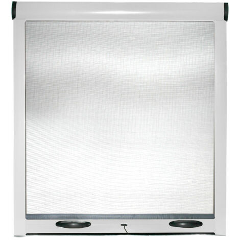 Zanzariera a rullo avvolgibile riducibile con frizione finestra kit  zanzariere 60 X 150 Cm Bianco