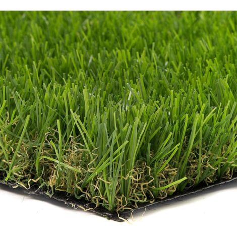 Prato Sintetico Manto Erboso Erba Finta Realistica Giardino 4 Sfumature Di Colore Tappeto Erboso Sintetico Anti UV Atossico Drenante Ideale Per Piscina Terrazzo Aree Giochi Viali (40mm 1x20mt 20mq)