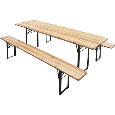 SET BIRRERIA 220X70X75H. IN LEGNO