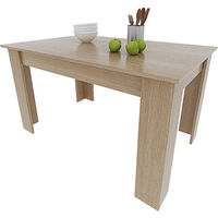 Tavolo da Pranzo Allungabile Fino a 190 cm Toledo Tavolino Consolle Salotto Salone 190 x 78 x 90 cm Colore Rovere