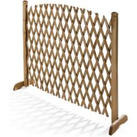 Griglia In Legno Pannello Estensibile Fino a 150 Cm Grigliato Divisorio Separè Alto 103 Cm Autoportante Per Balcone Giardino Terrazzo Piscina Privacy Decorazione Traliccio Pergolato Per Esterno