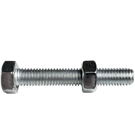 Perno de cabeza hexagonal Viswood acabado galvanizado Ø5 x 25 mm (paquete de 18)