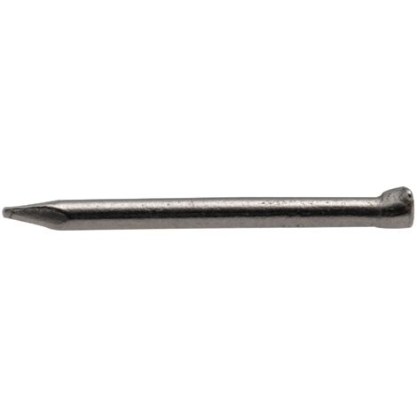 Punta de acero pulido Viswood con cabeza de hombre 1,3x20 mm (Caja de 80g)