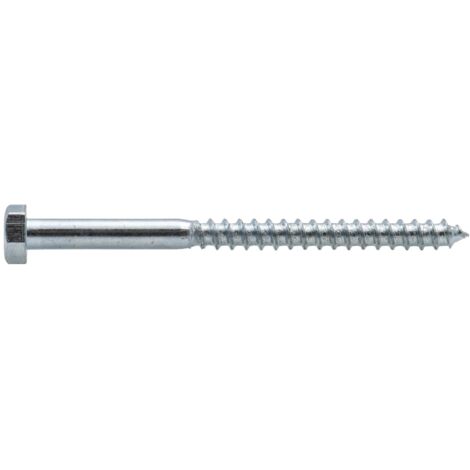 Tornillo hexagonal galvanizado Viswood 6x60 mm (x20 tornillos para madera)