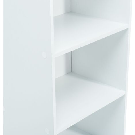 Mueble de almacenamiento blanco WERKA PRO 3 nichos (80 x 40 x 29 cm)