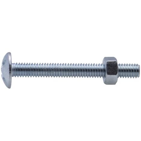 Perno de estufa galvanizado Viswood Ø 8x40mm (paquete de 5 tornillos)
