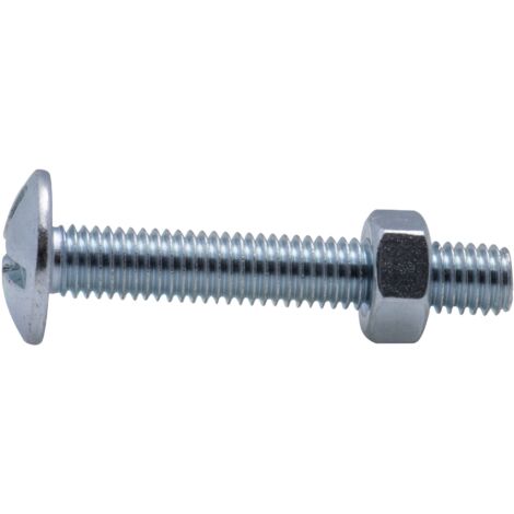 Perno de estufa galvanizado Viswood Ø 8x60mm (lote de 4 tornillos)