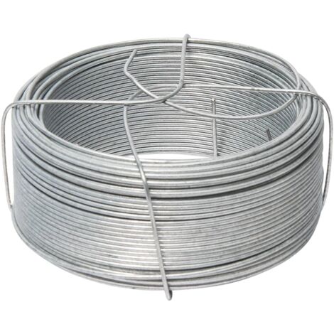 Alambre galvanizado WERKA PRO bobina 50m con soporte Ø 1,8 mm