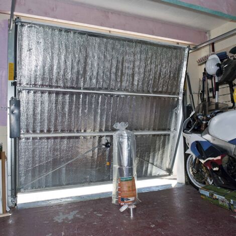 Kit Isolation Porte De Garage 2 Voitures – 16 Panneaux Mousse Réfléchissants 3mm – IES