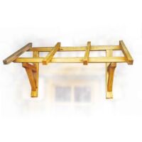 Marquesa con armadura de madera - Marron