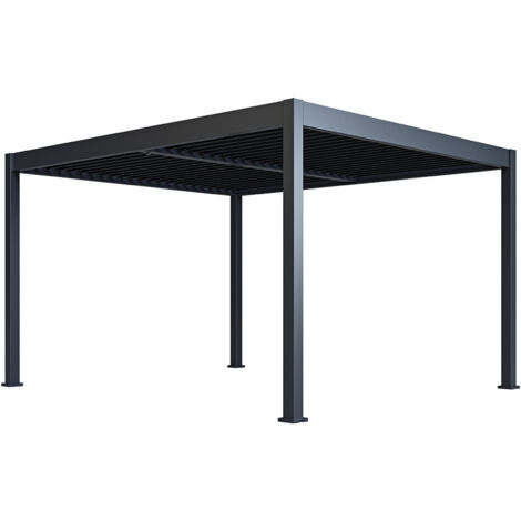 Paragon Outdoor Aluminium Pergola Tuscan 1014 Pergola mit Lamellendach Anthrazit (1/5)