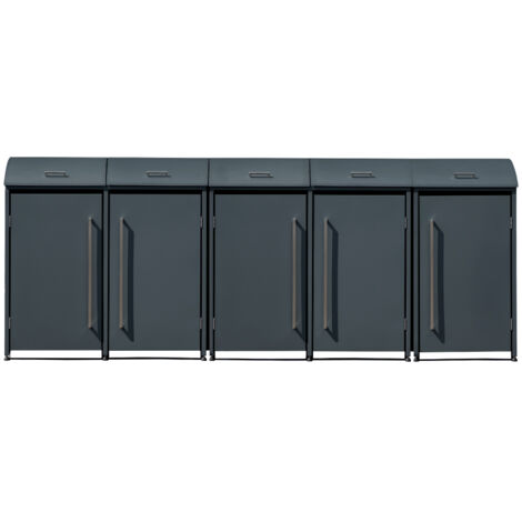 Westmann Mülltonnenbox Moderna – für 5x Tonne (1/5)