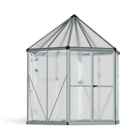 Palram - Canopia Hexa Aluminium Gewächshaus mit Fundament Orangerie (1/5)